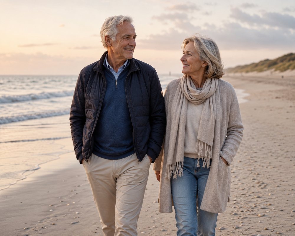 Frank en Marieke aan het strand